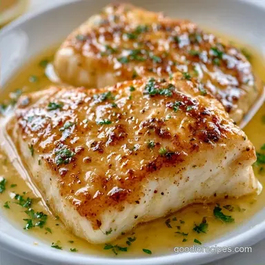 Easy Butter Sauce Grilled Fish in 15 Min