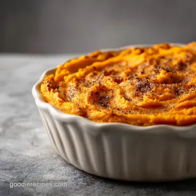 Sweet Potato Casserole with Pecan Topping in 30 Minutes Recipe Card