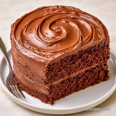 Easy Chocolate Layer Cake in 50 Minutes Recipe Card