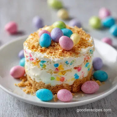 Easter Dirt Cake Recipe for 15 Servings Recipe Card