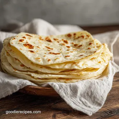 Easy Homemade Flour Tortillas: Soft and Silky in 25 Minutes Recipe Card