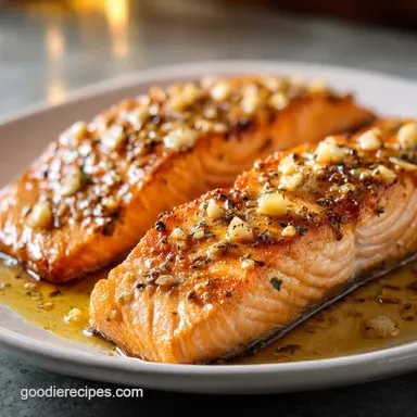 Easy Oven Baked Salmon in 20 Minutes Recipe Card