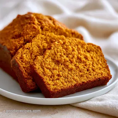 Easy Pumpkin Bread with Velvety Crumb Recipe Card