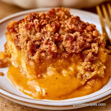 Pumpkin Dump Cake in 50 Minutes Recipe Card
