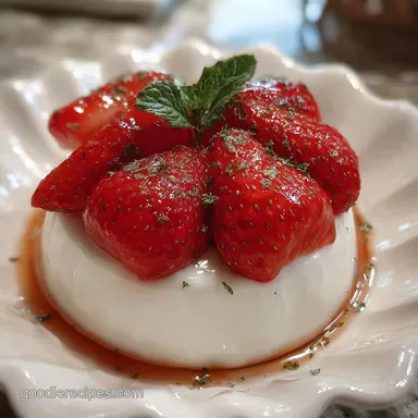 Strawberries and Cream Recipe in 10 Minutes Recipe Card