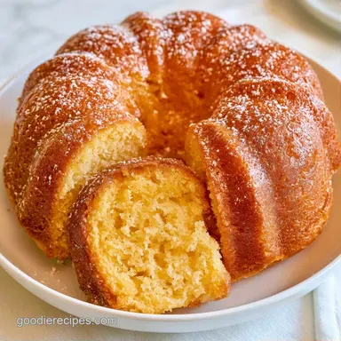 Easy Vanilla Bundt Cake in 65 Minutes Recipe Card