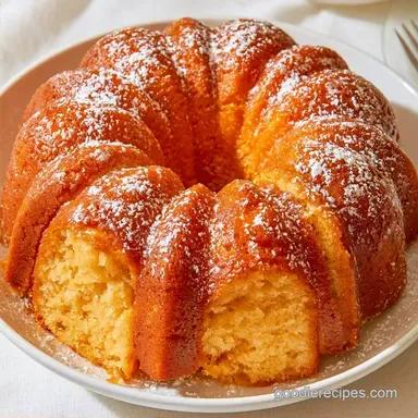 Easy Vanilla Bundt Cake in 65 Minutes