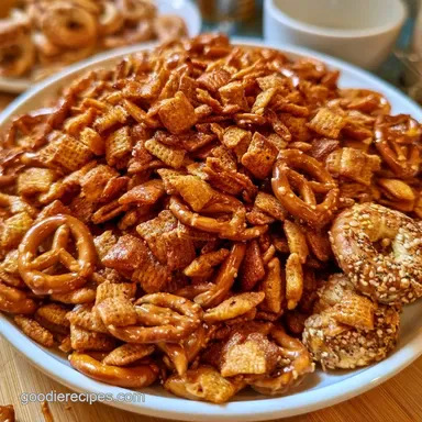 Everything Bagel Chex Mix in 50 Minutes Recipe Card
