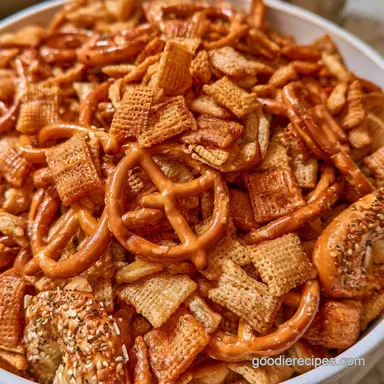 Everything Bagel Chex Mix in 50 Minutes