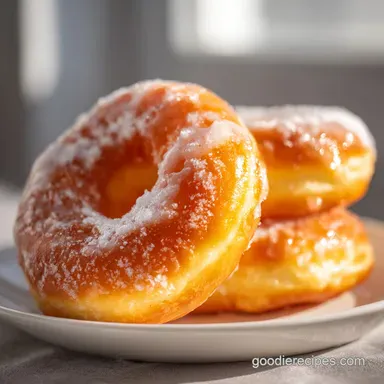 Homemade Donuts Recipe with Vanilla Glaze