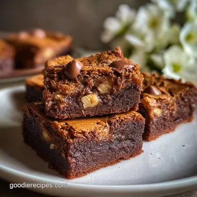 Fudgy Blondie Recipe with Dark Brown Sugar