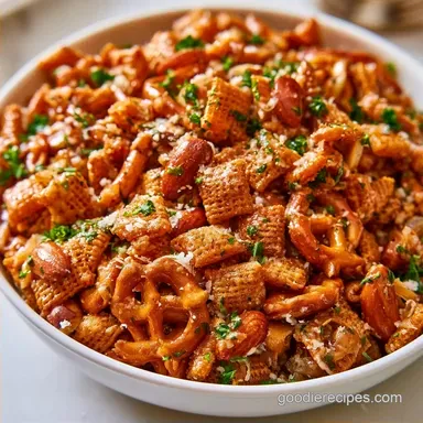 Garlic Parmesan Chex Mix: Party-Ready