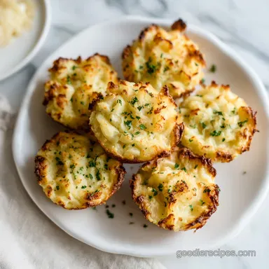 Garlic Parmesan Mashed Potato Cups: Golden Baked Side Dish