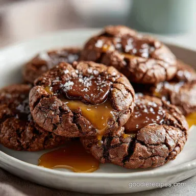 Gooey Rolo Cookies Recipe for 20 Servings Recipe Card