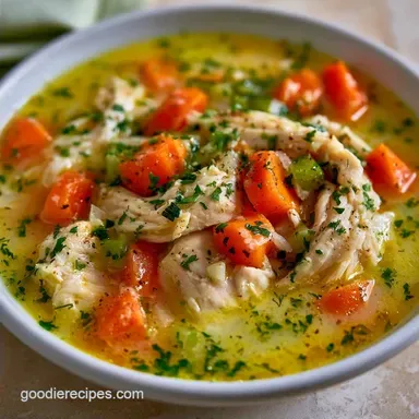 Greek Lemon Chicken Soup for 6 Servings