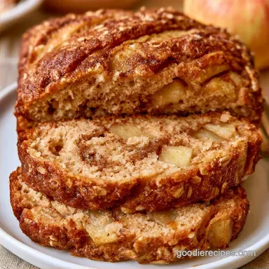 Healthy Apple Bread with Oat Flour