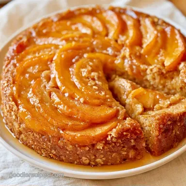 Healthy Apple Cake with Oat Flour
