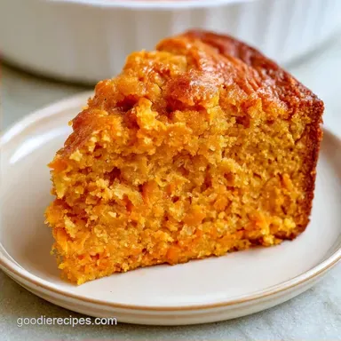 Healthy Sweet Potato Cake with Maple Syrup