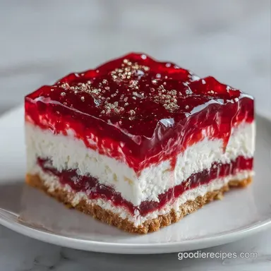 Heavy Cream Jello Cake for 14 Servings Recipe Card