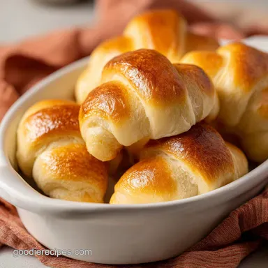Crescent Rolls: Fluffy, Buttery Homemade Rolls Recipe Card