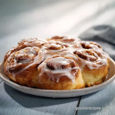 Homemade Cinnamon Rolls with Velvety Dough and Creamy Finish Recipe Card
