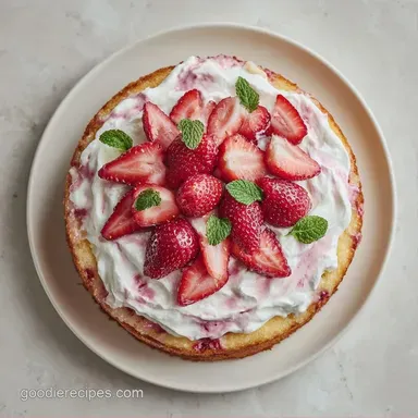 Homemade Strawberry Poke Cake: Creamy Recipe Card