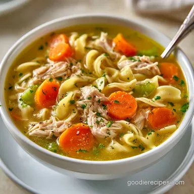 Instant Pot Chicken Noodle Soup: Silky