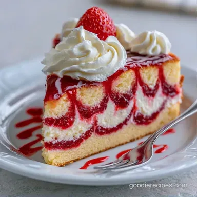Jello Pudding Poke Cake for 24 Slices Recipe Card