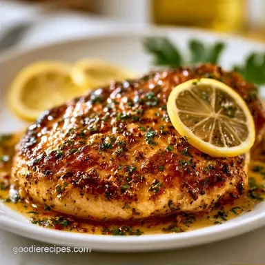 Pan-Seared Lemon Garlic Chicken Breast