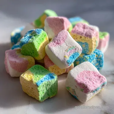 Lucky Charms Treats with Marshmallows in 15 Minutes Recipe Card
