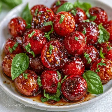 Marinated Cherry Tomatoes in 10 Minutes