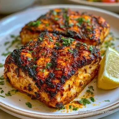 Masala Grilled Fish Recipe for 4