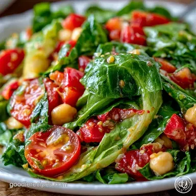 Mediterranean Chopped Salad in 15 Minutes Recipe Card