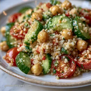 Mediterranean Quinoa Salad with Chickpeas