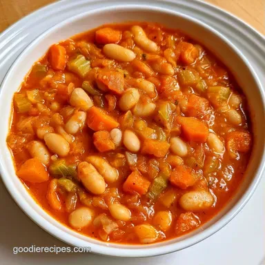 Minestrone Soup with White Beans: 45 Min Recipe Card