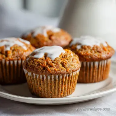 Carrot Cake Muffins Recipe: 37 Minute Prep