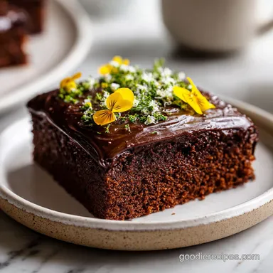 Chocolate Sheet Cake in 35 Minutes Recipe Card