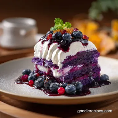 Purple Velvet Cake: Moist and Silky Dessert in 55 Minutes