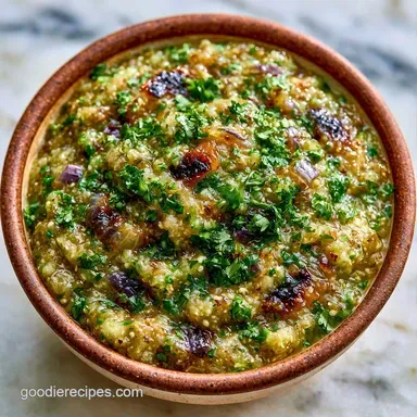 Onion Tomatillo Salsa in 13 Minutes Recipe Card