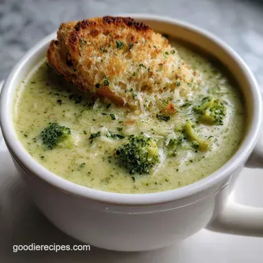 Panera Broccoli Cheese Soup in 30 Minutes Recipe Card