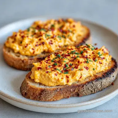 Pimento Cheese Crostini in 20 Minutes Recipe Card