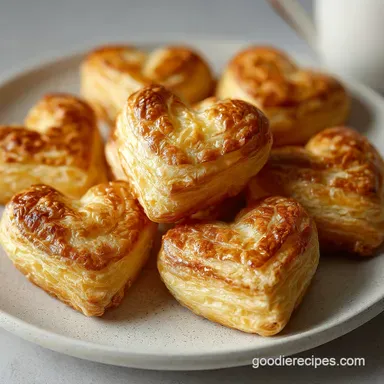 Puff Pastry Hearts Oven-Only Crispy Baked