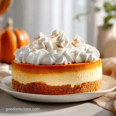 Pumpkin Cake Cheesecake with Creamy Filling in 90 Minutes