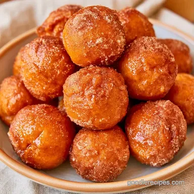 22-Minute Pumpkin Donut Holes Recipe Card