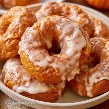 Pumpkin Donuts in 25 Minutes Recipe Card