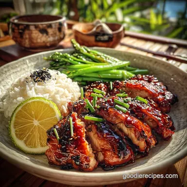 Teriyaki Chicken in 20 Minutes with Mirin Glaze Recipe Card