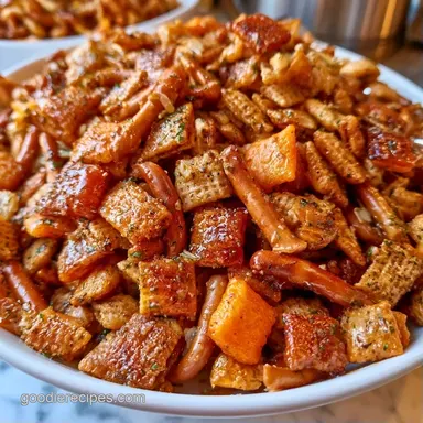 Ranch Chex Mix in 65 Minutes Recipe Card