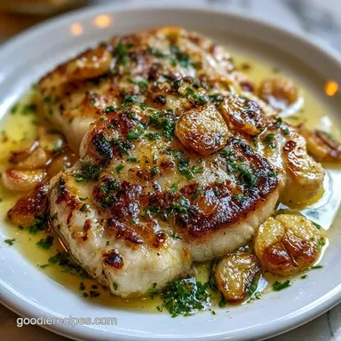 Roasted Garlic Grilled Fish for 2 Recipe Card