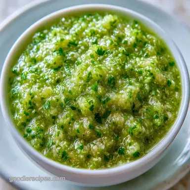 Mexican Salsa Verde in 20 Minutes Recipe Card