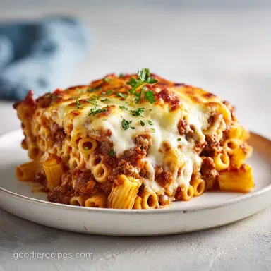 Baked Ziti Recipe with Ricotta: 1h 5m